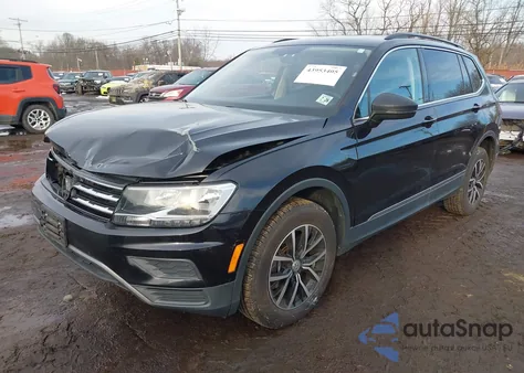 2021 Volkswagen Tiguan 2.0T Se/2.0T Se R-Line Black/2.0T Sel из США, поврежденный, VIN 3VV2B7AX3MM057787